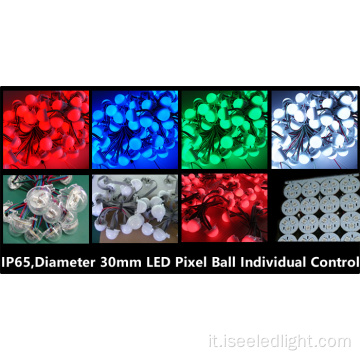 DMX 30mm SMD5050 RGB Led luci da discoteca a pixel